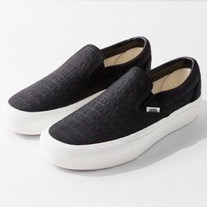 vans slip on platform croc